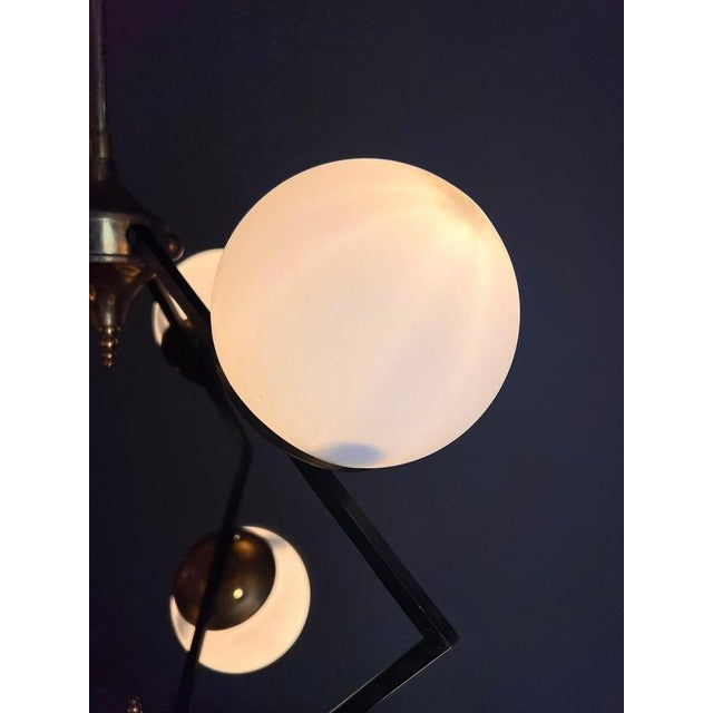 1960s Mid-Century Italian Chandelier, 1960s For Sale - Image 5 of 7