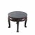 Antique Chinese Round Black Accent Table For Sale - Image 9 of 9