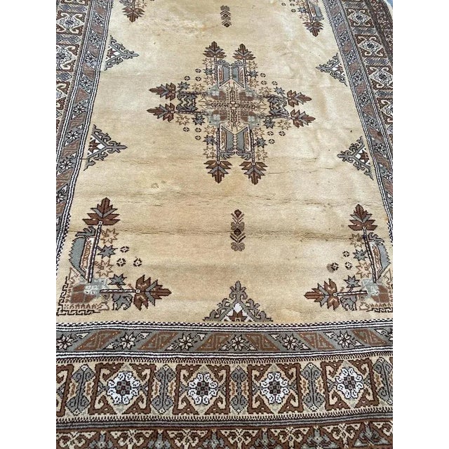 1980s Vintage Moroccan Rug For Sale - Image 5 of 10