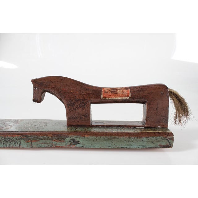 Antique Danish Mangle Board, 1803 For Sale - Image 11 of 15