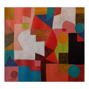N°349, AGUR Acrylic on Canvas Painting