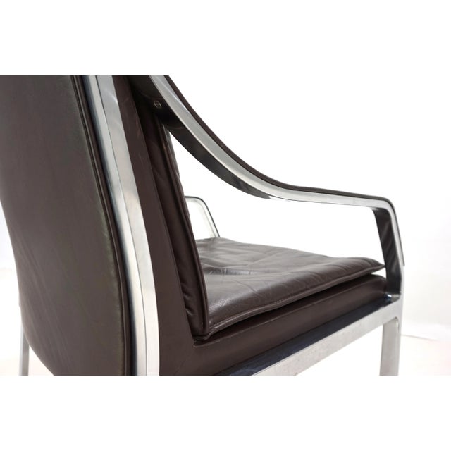 Art Collection Lounge Chair in Leather by Rudolf B. Glatzel for Knoll, 1970s For Sale - Image 13 of 18