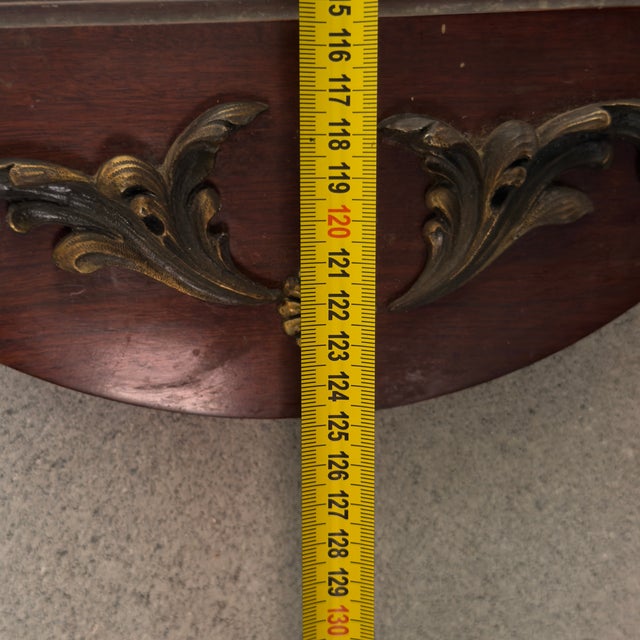 Antique Mirror with English Royal Coat of Arms, 1900s For Sale - Image 10 of 11
