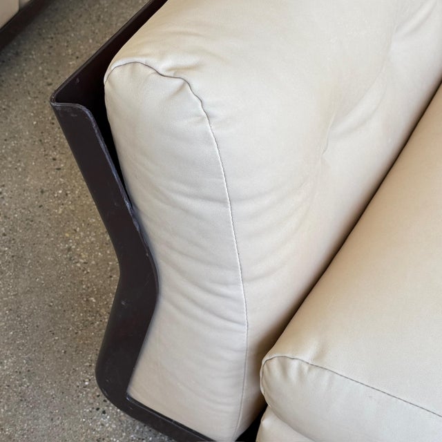 Animal Skin 1970s Amanta Modular Lounge Chairs by Mario Bellini for B&b Italia - Set of 2 For Sale - Image 7 of 12