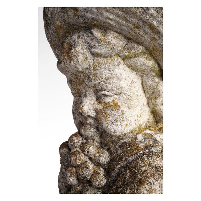 Cement statue representing a child. Cement sculpture. Represents a child. Ideal to place in a garden or indoors. This...