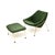 Artifort Set of Vintage Oyster Lounge Chair and Ottoman from Artifort, 1980s For Sale - Image 4 of 10
