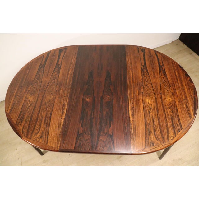 Scandinavian Extendable Dining Table in Rosewood by VV Moble, 1960 For Sale - Image 17 of 18