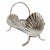 English Vintage English Style Silver Plate Shell Motif Biscuit Tray For Sale - Image 3 of 8