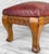 Antique Edwardian Maple Carved Footstool Ottoman For Sale - Image 9 of 11