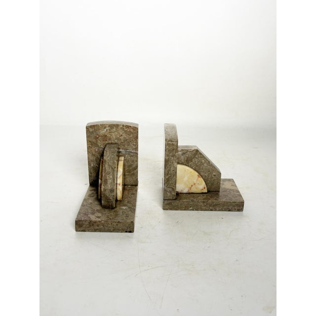 Marble Bookends, France, 1950, Set of 2 For Sale - Image 4 of 10