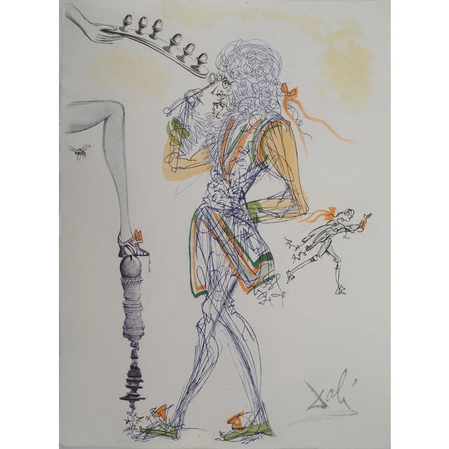 Salvador Dali, Casanova, The Man and the Six Eggs, Original Engraving For Sale - Image 6 of 6