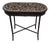 One of a Kind ~ 1940s Boho Chic Mosiac WIcker Table For Sale