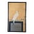 1920s Large Japanese Showa Period Falcon (Taka) Byōbu Screen Panel Nihonga Painting of Hawk on Perch, Framed Wall Art For Sale