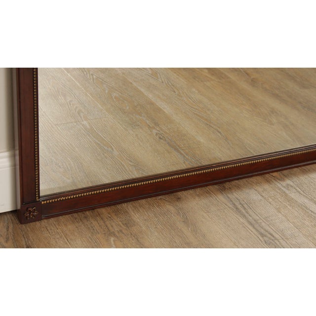 Traditional Mid 20th Century Adam Style Carved Mahogany Mantel Mirror For Sale - Image 3 of 12
