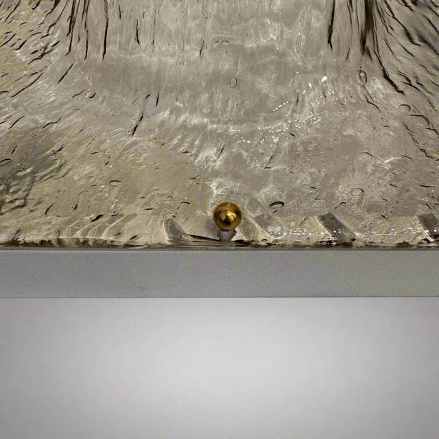 Mid-20 Century Murano Glass Ceiling Fixture by Toni Zuccheri for Venini, Italy For Sale In New York - Image 6 of 8
