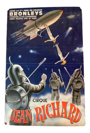 Vintage French Cirque Jean Richard Poster
