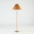 Brown French Delphine Rattan Floor Lamp For Sale - Image 8 of 8