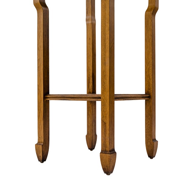 Vintage Ming Dynasty Reproduction Pedestal or Plant Stand For Sale - Image 4 of 8