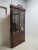 Henkel Harris Flame Mahogany Corner Cabinet Breakfront Hutch great shape. lite wear... Please see photos as they are...