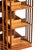 Brown Antique Arts & Crafts Walnut Three Tier Revolving Bookcase Excellent Condition For Sale - Image 8 of 12