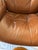 Vintage Ekornes Leather Stressless Recliner With Swing-Out Table For Sale - Image 12 of 17