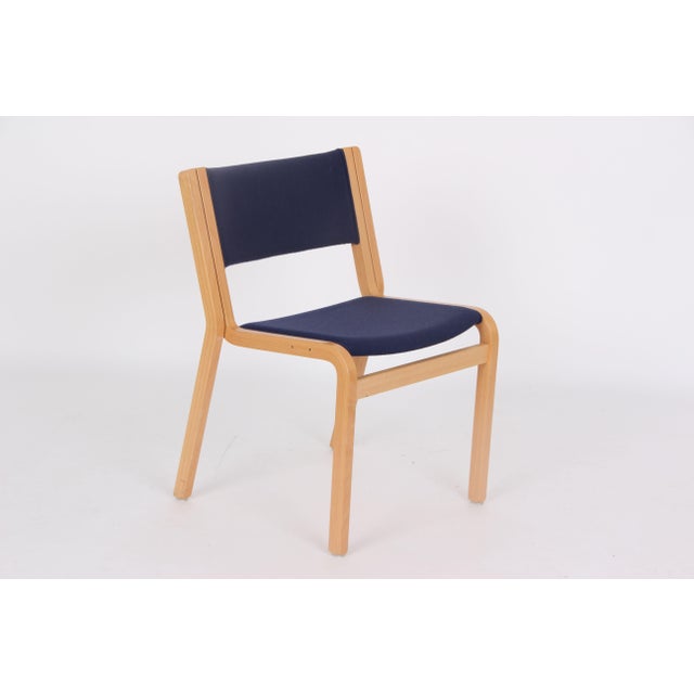 Wood Model 45 Chairs by Magnus Olesen and Rud Thygese and Johnny Olsen, 1970s, Set of 12 For Sale - Image 7 of 17
