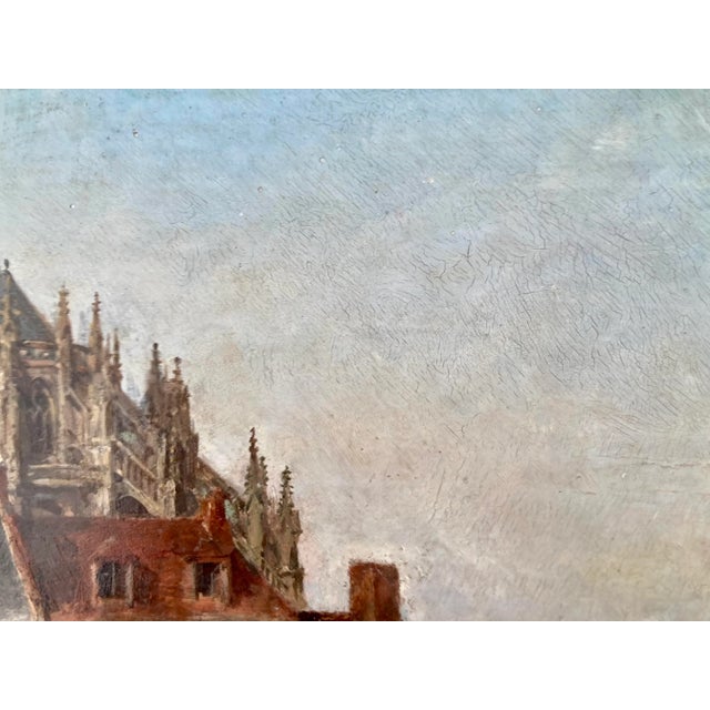 French Normandie Village Painting For Sale - Image 9 of 12