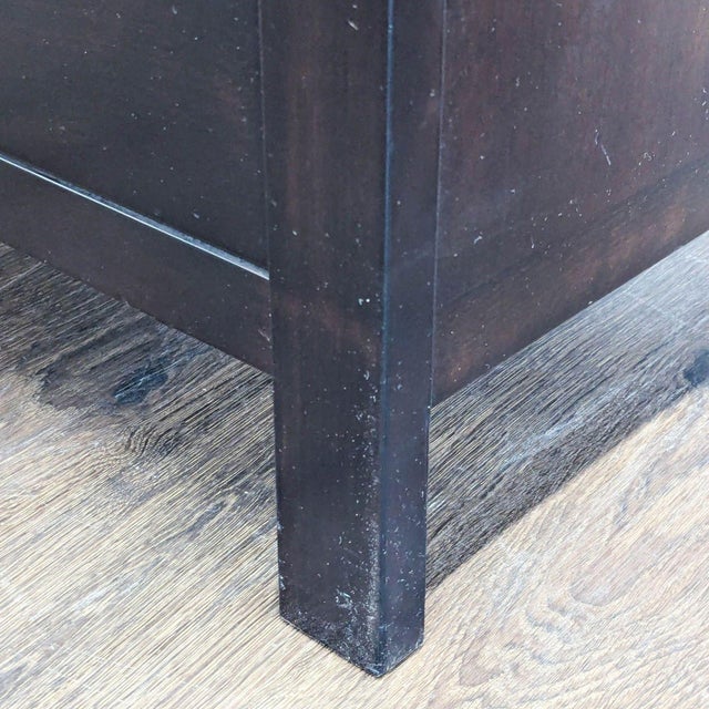 Brown West Elm 9-Drawer Dresser in Dark Wood Finish For Sale - Image 8 of 10