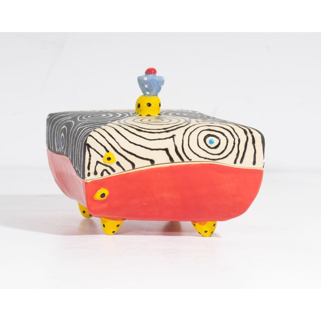 Vaughan Nelson Studio Pottery Postmodern Box Chairish