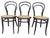 Bistrot Chairs by Michael Thonet for Thonet, 1860, Set of 3 For Sale - Image 18 of 18