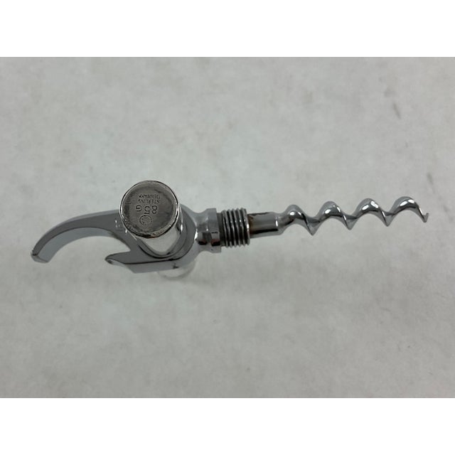 1960s Georg Jensen Sterling Silver Bottle Opener & Cork Screw. For Sale - Image 13 of 17
