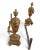French 19th Century Pair of French Gilt Bronze Fireplace Chenets/Andirons For Sale - Image 3 of 6