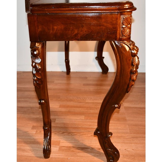 1880s Antique Victorian Carved Walnut Sideboard / Server / Buffet For Sale - Image 11 of 13
