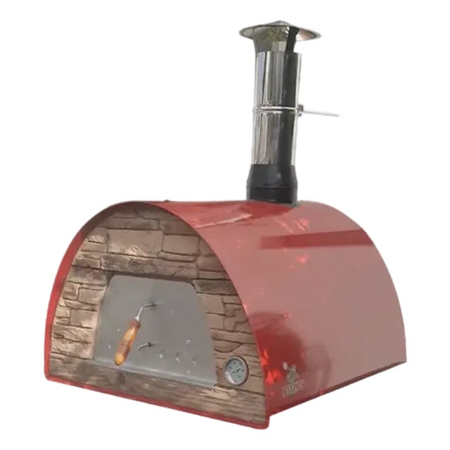 Maximus Mobile Pizza Oven in Red For Sale