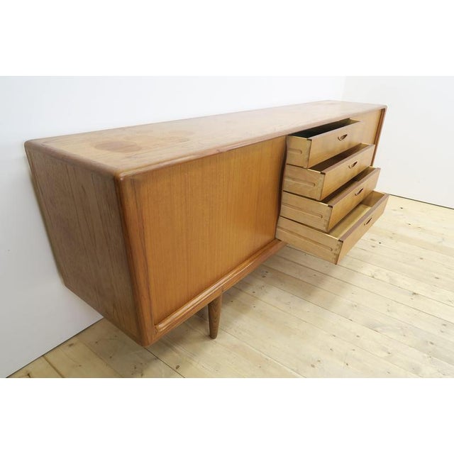 Brown Teak Sideboard by Henry Walter Klein for Bramin Møbler, Denmark, 1960s For Sale - Image 8 of 13