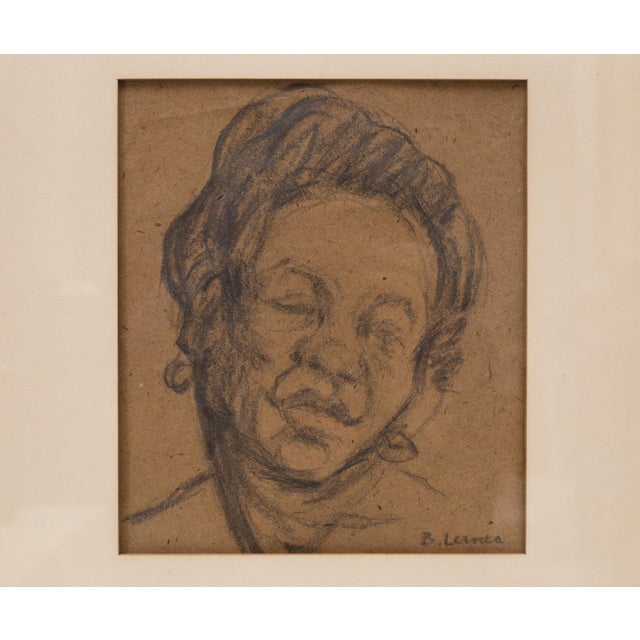 Charcoal Pencil Sketch Portrait Of Black Woman 1940s 50s Chairish,Simple Doodle Art Easy To Draw
