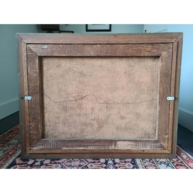 Antique Coastal Oil Painting Early California Impressionist Beach Landscape For Sale - Image 13 of 16
