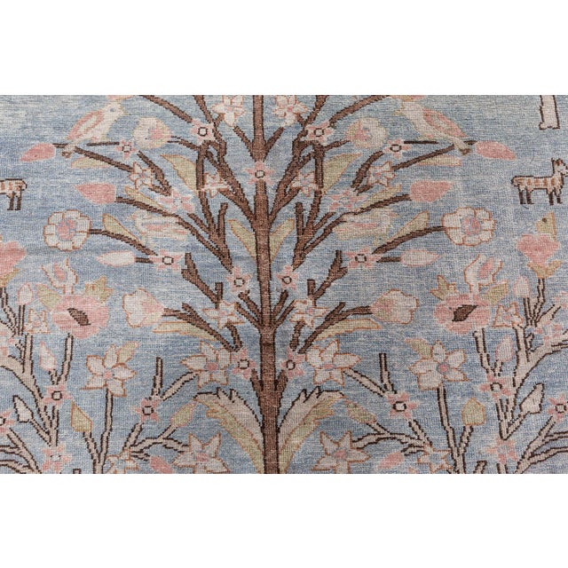Antique Persian Tabriz Rug For Sale - Image 4 of 10