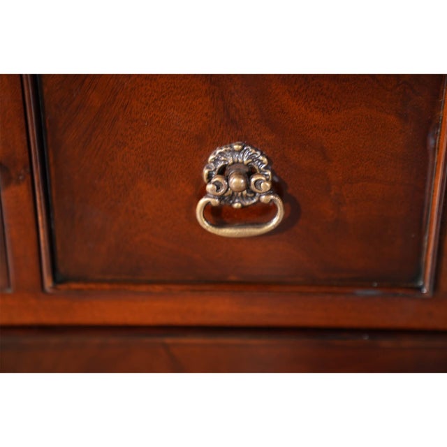 Niagara Furniture Large Mahogany Secretary Desk For Sale - Image 4 of 13