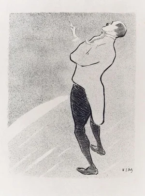 Kam-Hill - Original Lithograph on Japan Paper by H.-G. Ibels - 1893 1893