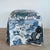 Chinoiserie Schumacher Chiang Mai Dragon Skirted Ottomans in China Blue - Pair For Sale - Image 3 of 13