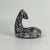 Mid Century Modern Small Ceramic Sitting Zebra Sculpture For Sale In New York - Image 6 of 8