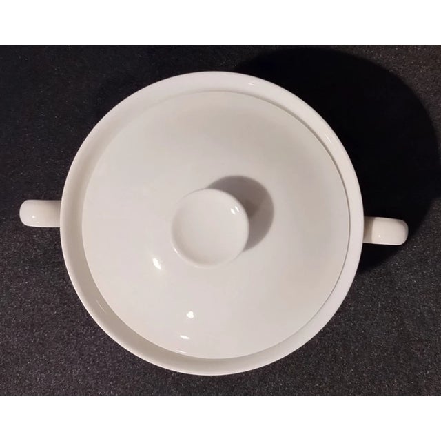 Royal Copenhagan Vintage MCM Royal Copenhagen "Georgiana", Sugar Bowl With Lid For Sale - Image 4 of 6