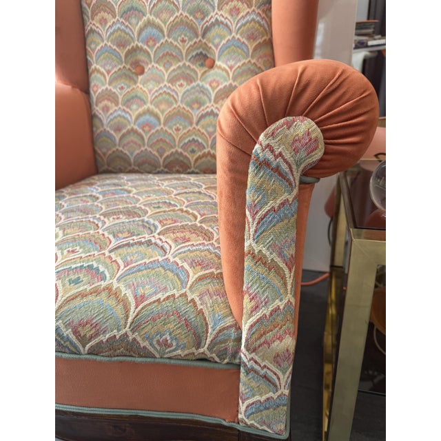 Late 19th Century Wingback Chair For Sale - Image 3 of 9