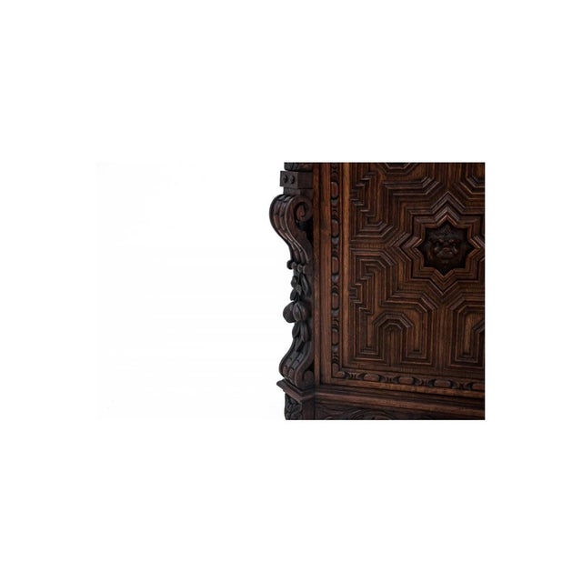 Antique French Carved Cupboard, 1880s For Sale - Image 10 of 14