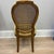 Drexel 1980s Drexel Cane Back Dining Chairs Original Fabric For Sale - Image 4 of 7