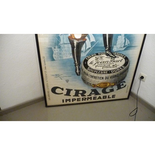 Large French Art Deco Advertising Poster by Henry Le Monnier, Paris, 1933 For Sale - Image 4 of 9