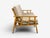 Ficks Reed, Three Seater Sofa, Bamboo, Cane, Beige Tweed, Usa, 1950s For Sale - Image 9 of 15