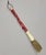 1940s Chinese Calligraphy Brush With Carved Red Coral Handle and Bone Ferrule, Circa 1920–1950 For Sale - Image 5 of 5
