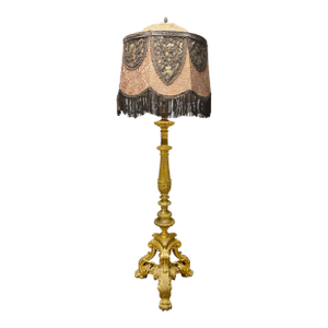 A Maison Millet (1853-1902) Ormolu Bronze Floor Lamp